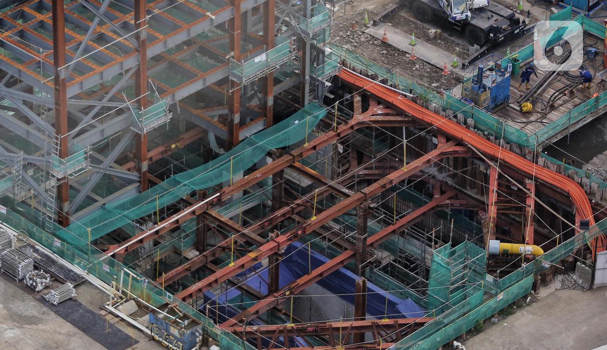 Fase ini akan menghubungkan Stasiun Bundaran Hotel Indonesia sampai dengan Stasiun Kota sepanjang 5,8 kilometer. (Liputan6.com/Angga Yuniar)