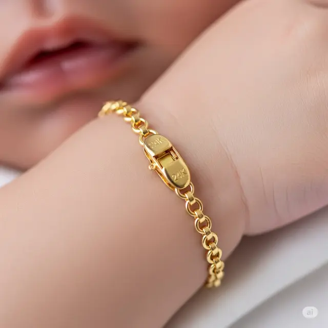 Model Gelang Emas Bayi Perempuan Terbaru