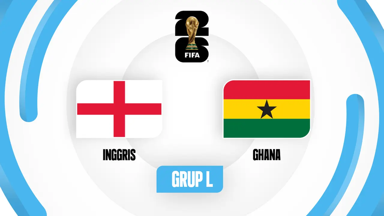 Inggris vs Ghana, Piala Dunia 2026