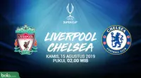 UEFA Super Cup - Liverpool Vs Chelsea Logo (Bola.com/Adreanus Titus/Faris Kholid)