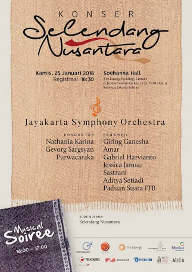 Konser Selendang Nusantara. (Istimewa)