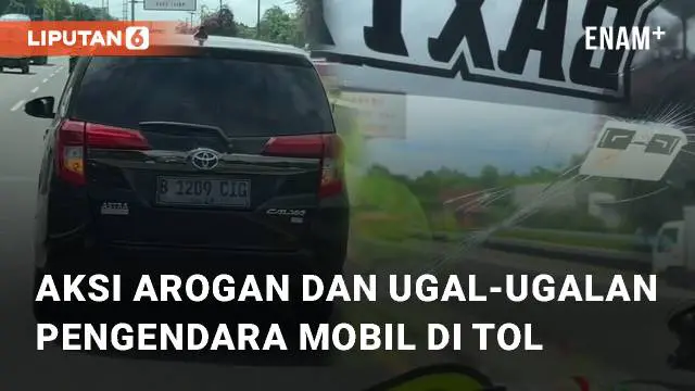 Pengemudi Sigra dengan nopol B 1209 CIG bertindak arogan di Tol Sedyatmo. Pengendara mengemudi ugal-ugalan dan membahayakan pengemudi lain