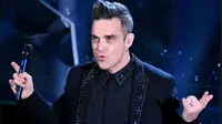 Robbie Williams (Ettore Ferrari/ANSA via AP)