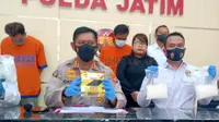 2 Pengedar Sabu Jaringan Antar Provinsi Ditangkap di Surabaya dan Sidoarjo
