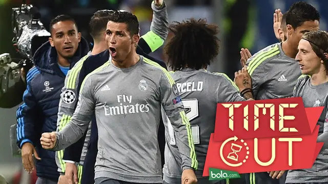  Real Madrid menang 2-0 atas AS Roma pada leg pertama babak 16 besar Liga Champions, di Olimpico, Roma. Kemenangan El Real ditentukan melalui gol Cristiano Ronaldo dan Jese Rodriguez.