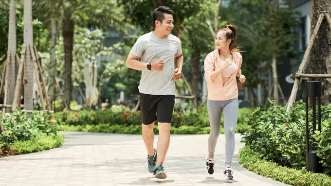 Ilustrasi Olahraga dengan Pasangan