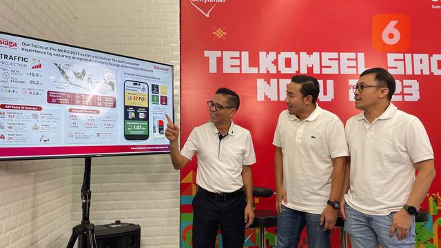 Konferensi pers update kesiapan jaringan Telkomsel menghadapi momen Natal dan Tahun Baru 2023