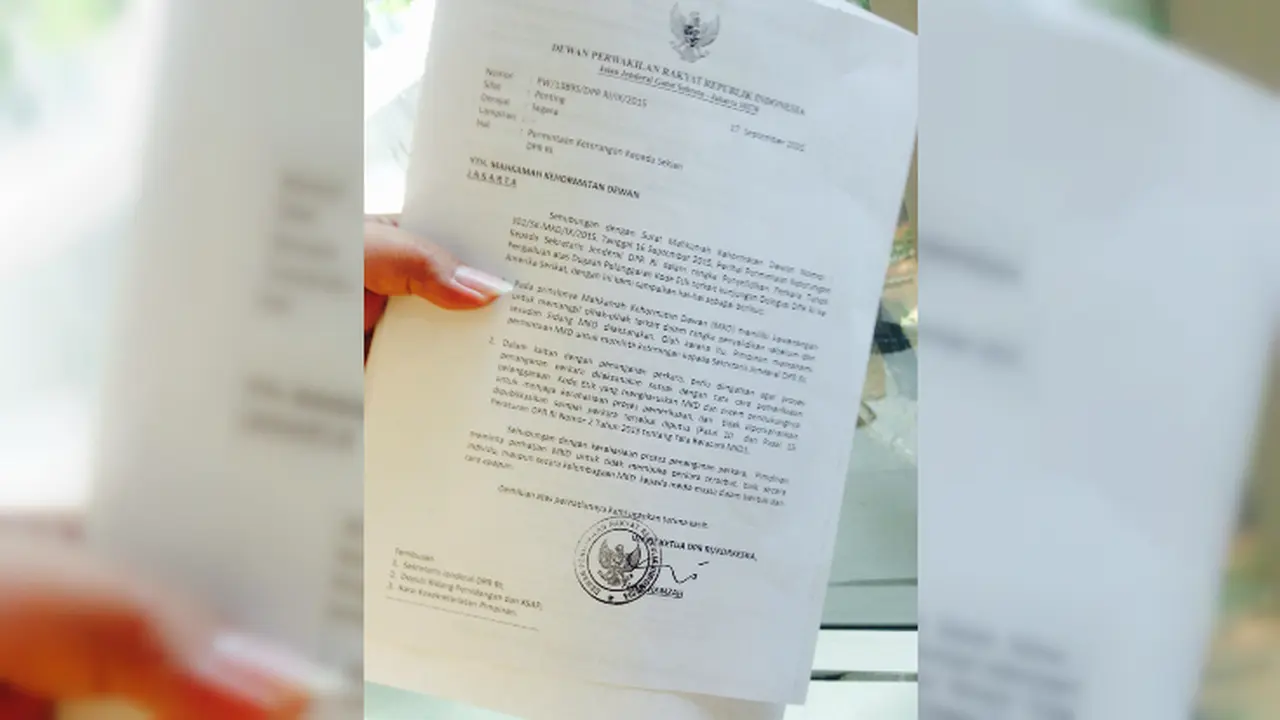 Fahri Hamzah Surati MKD Minta Kasus `Donald Trump` Dirahasiakan