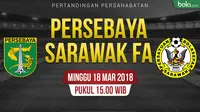 Persebaya Vs Sarawak FA (Bola.com/Adreanus Titus)