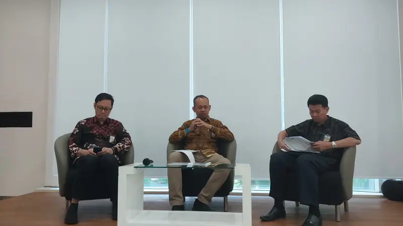 Direktur Jenderal Perumahan Kementerian PUPR Iwan Suprijanto dalam diskusi memperingati Hari Perumahan Nasional ke-XV Tahun 2023, Jumat (25/8/2023). (Arief/Liputan6.com)