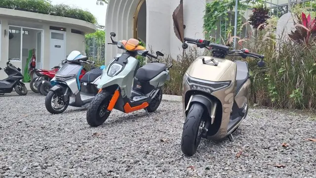 Tiga Motor Listrik Disulap Jadi Keren di Honda Dream ride Project 2024 (Arief A/Liputan6.com)