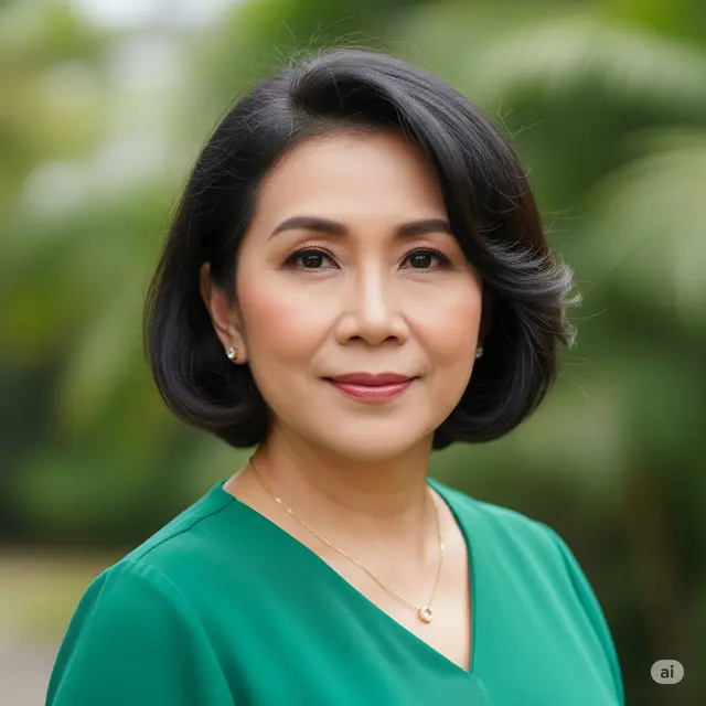 Model Rambut Wanita Paruh Baya agar Terlihat Elegan. Foto: Gemini