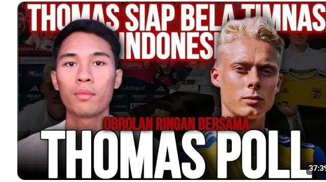 Thomas Poll dalam obri bersama Yussa Nugraha.