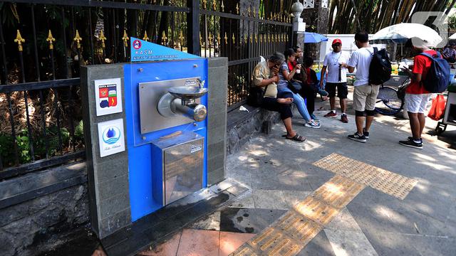 Ada Air Siap Minum untuk Para Pejalan Kaki di Bogor