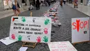UNICEF mengatakan bahwa dunia tidak boleh berdiam diri dan membiarkan pembunuhan dan penderitaan anak-anak terus berlanjut. (AP Photo/Armando Franca)