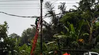 Aliran listrik ke rumah warga di zona bandara juga mulai diputus. Foto: (Yanuar H/Liputan6.com)