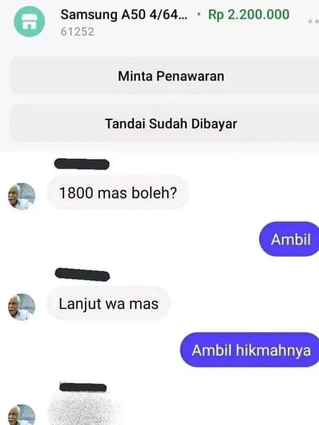 6 Chat Pembeli Nego Harga ke Penjual Ini Bikin Ngakak