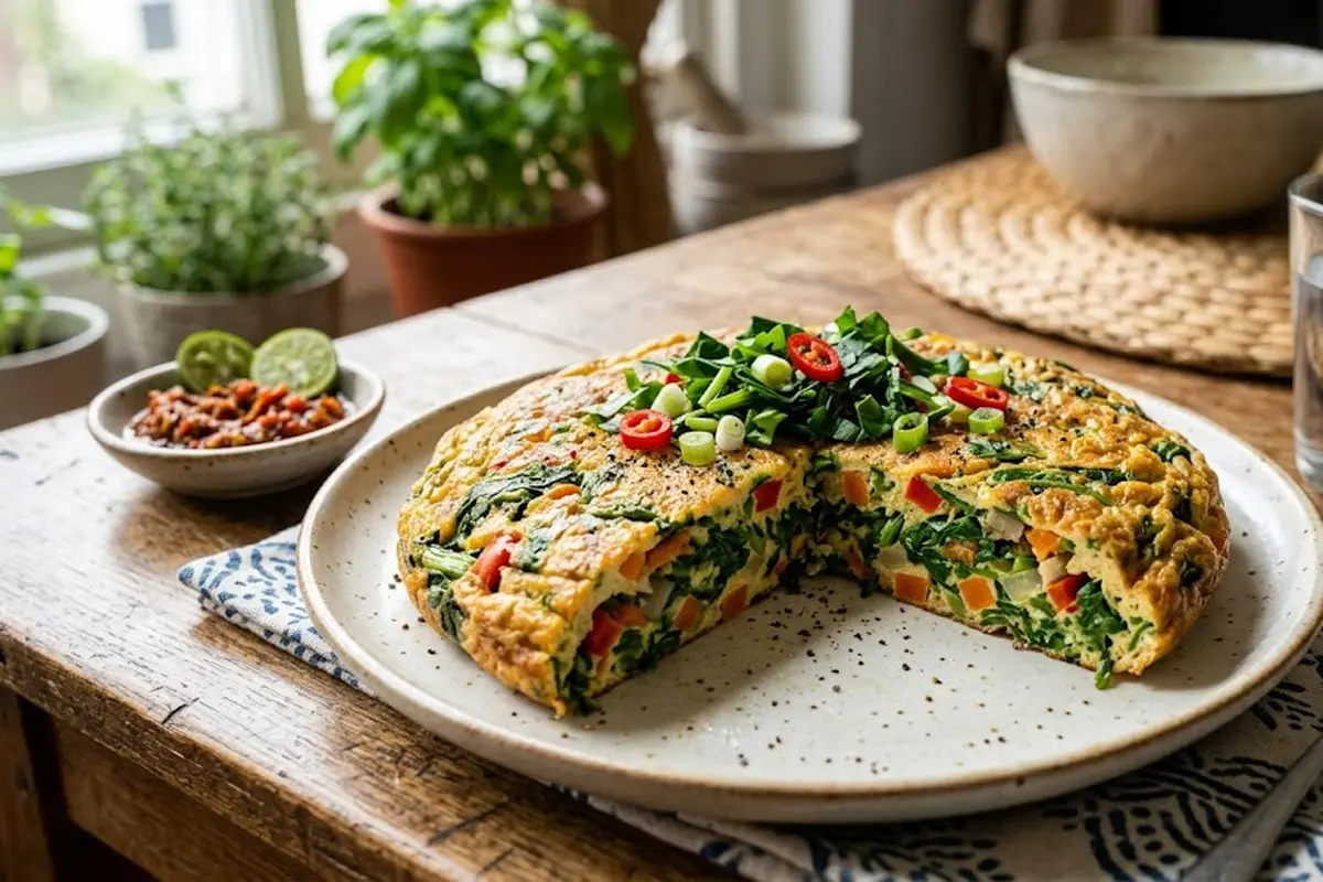 Sayuran untuk Isian Omelet yang Bergizi