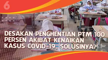 Merebaknya varian Omicron di Indonesia meningkatkan jumlah kasus positif harian virus Corona meroket. Muncul berbagai desekan untuk menghentikan PTM 100 persen yang telah berlangsung di Indonesia.