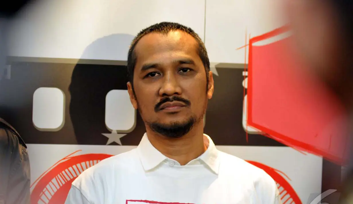 Samad menjelaskan bahwa KPK tidak pandang bulu. KPK tidak peduli mau presiden atau wakil presiden semuanya harus ikut aturan hukum yang berlaku, Jakarta Selatan, Rabu (28/8/2014) (Liputan6.com/Panji Diksana)
