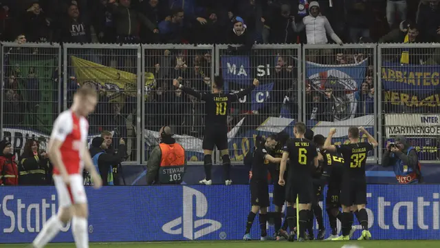 Lautaro Martinez 2 Gol, Inter Milan Bungkam Slavia Praha 3-1