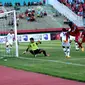 Timnas Indonesia saat melawan Myanmar (Andrian Martinus)