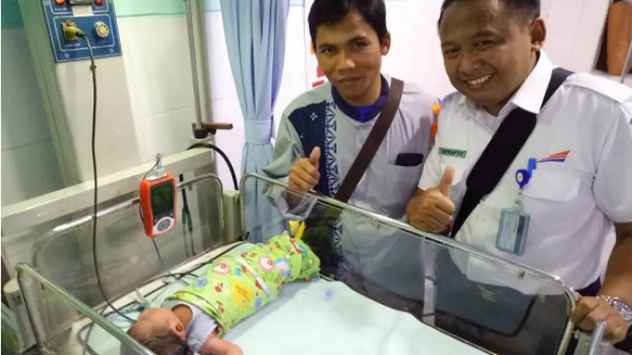Ini Nama Bayi yang Lahir di Kereta Api Kertajaya