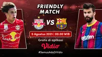 Link Live Streaming Pertandingan Pramusim RB Salzburg vs Barcelona di Vidio, Kamis 5 Agustus 2021. (Sumber : dok. vido.com)