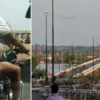 Pengendara motor kocak yang indonesia banget.