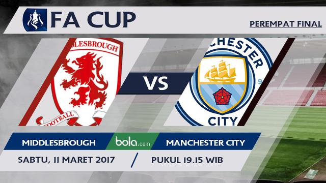 Piala FA_Middlesbrough Vs Manchester City (Bola.com/Adreanus Titus)