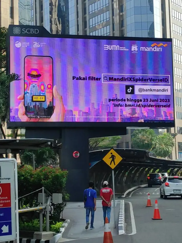 Billboard di SCBD, Jakarta.