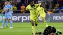 3. Cedric Bakambu (Villarreal) - 8 Gol (1 Penalti). (AFP/Jose Jordan)