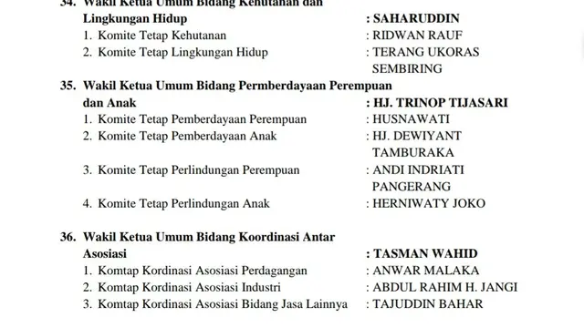 SK Ketua Walhi Saharuddin di Kepengurusan Kadin Sultra periode 2021-2026.(Liputan6.com/Ahmad Akbar Fua)