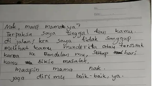 Bocah Viral yang Dibuang Ibunya karena Nakal, Kini Diasuh Kapolres Pelalawan