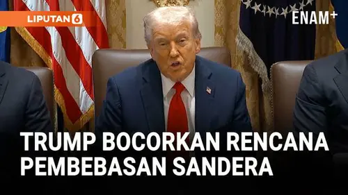 VIDEO: Soal Sandera Gaza, Trump Bocorkan Rencana Pembebasan Mereka
