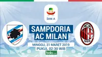 Serie A Sampdoria Vs AC Milan (Bola.com/Adreanus Titus)