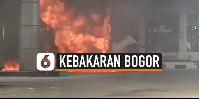 VIDEO: Detik-detik SPBU Ciseeng Terbakar