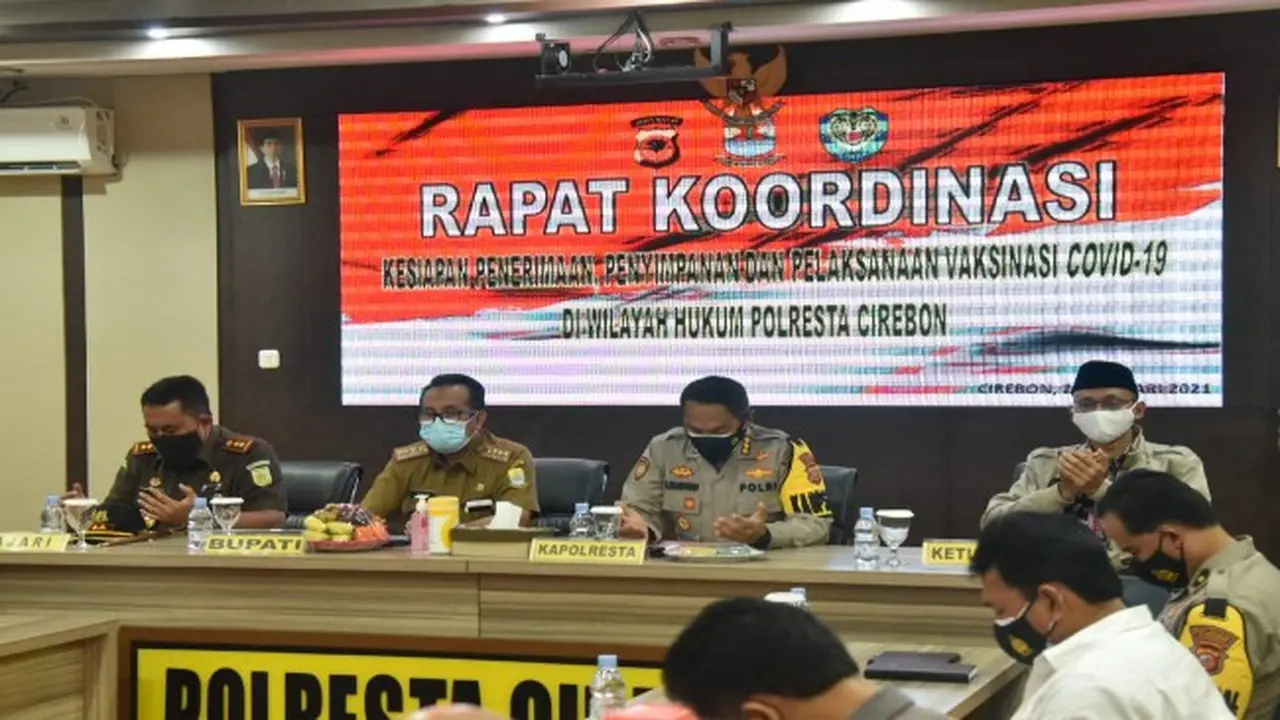Polresta Cirebon Kawal Ketat Proses Vaksinasi