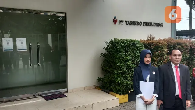 Manajer Legal PT Yarindo Farmatama, Vitalis Jebarus. (Selasa, 15/11/2022). (Yandhi Deslatama/Liputan6.com).