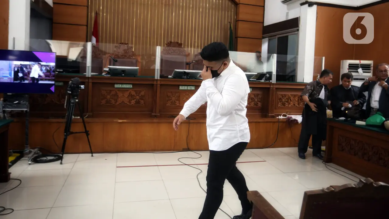 Terdakwa Penganiayaan David Ozora, Shane Lukas, Divonis Hukuman Penjara Selama 5 Tahun Oleh Pengadilan Negeri Jakarta Selatan. Namun, Pihak Keluarga Shane Lukas Tak Terima (Liputan6.com/Johan Tallo)