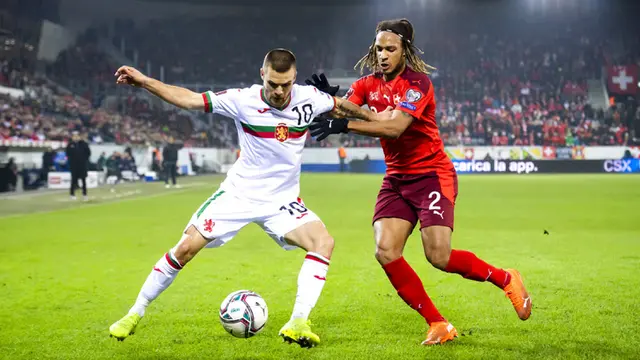 FOTO: Cukur Bulgaria, Swiss Melaju ke Piala Dunia 2022