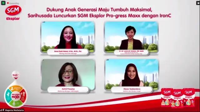 Dukung pertumbuhan anak dengan SGM Eksplor Pro-gress Maxx yang mengandung IronC.