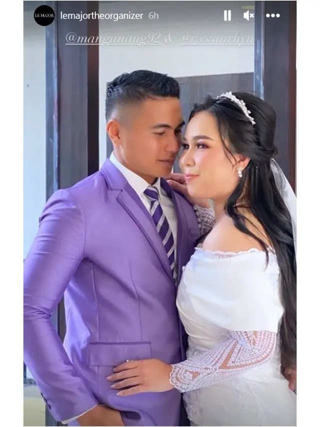 Resmi Lepas Masa Lajang, Ini 8 Momen Pernikahan Aprilio Manganang dan Claudya