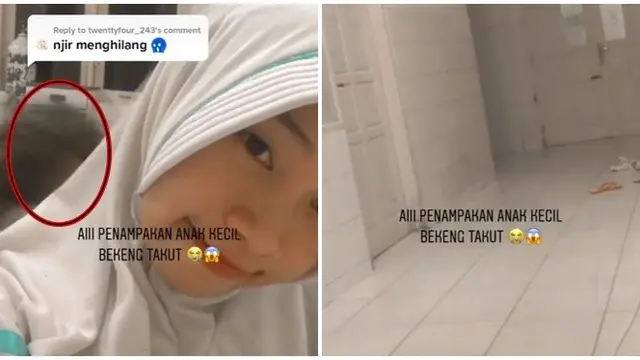 Viral Penampakan Jelas Anak Kecil Sedang Berlari Ini Bikin Merinding