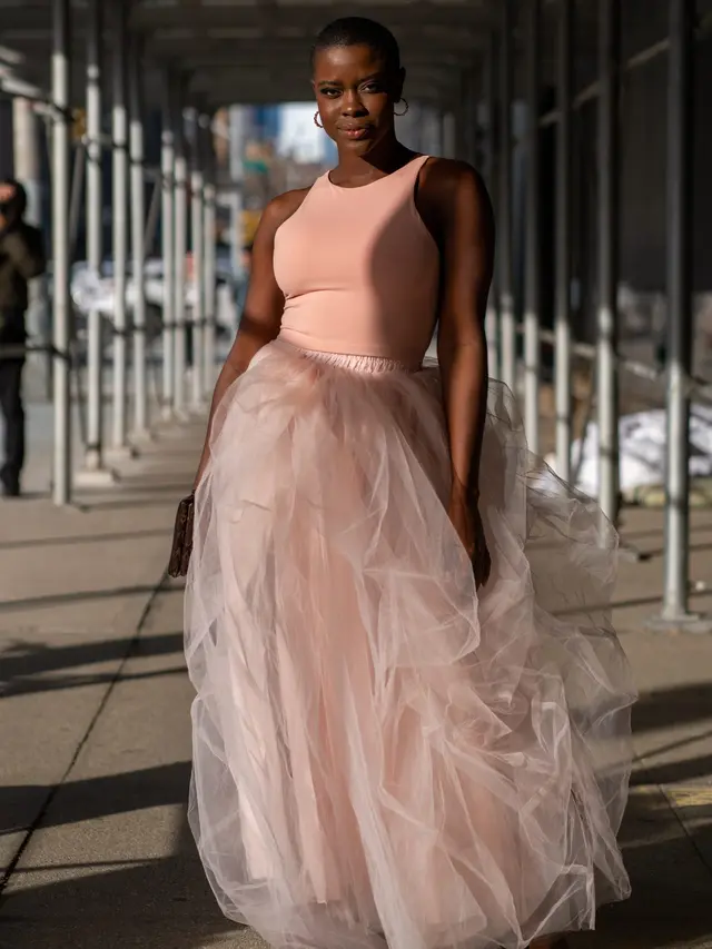 Tren tulle skirt