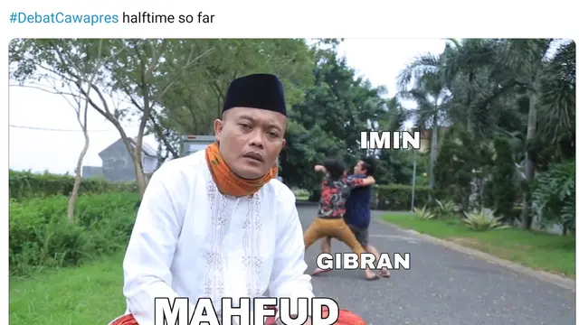 Meme-Meme Kocak Debat Cawapres Perdana Pilpres 2024