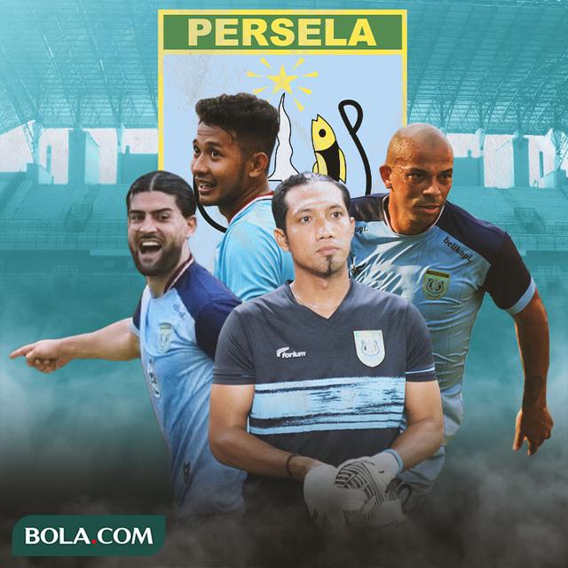 Persela Lamongan - Jabar Sharza, Gian Zola, Dwi Kuswanto, Ivan Carlos
