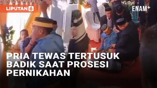 VIDEO: Viral Pria Tewas Tertusuk Badik Sendiri Saat Prosesi Adat Angngaru di Sulsel