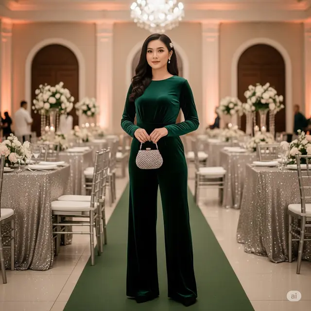 Baju Kondangan di Gedung Pernikahan. Foto: Gemini