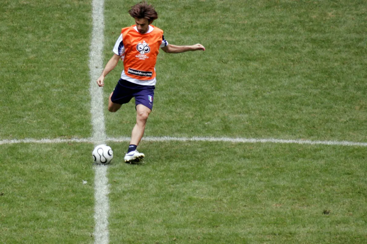 FOTO: Momen Andrea Pirlo Meraih Gelar Piala Dunia 2006